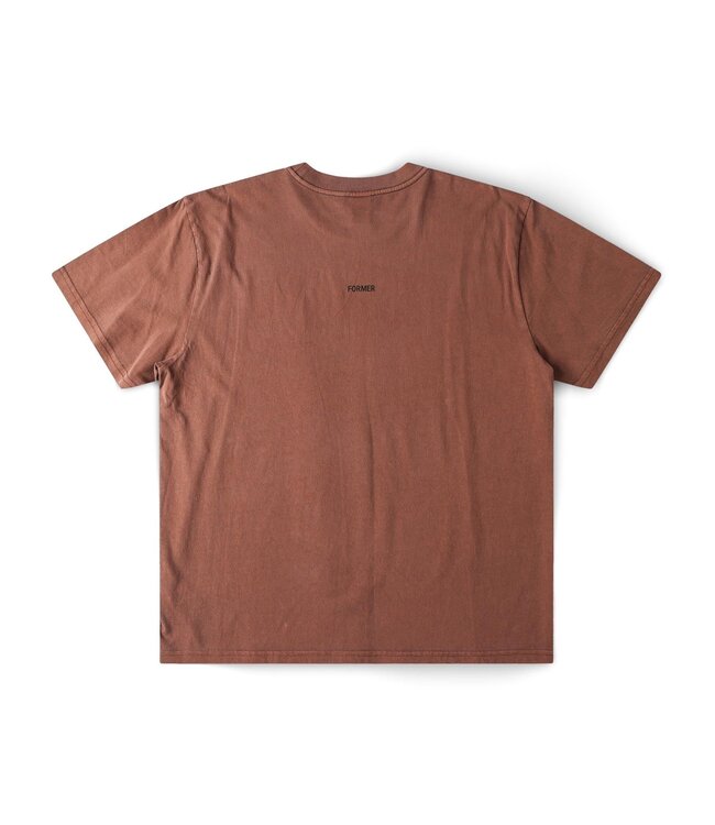 FORMER Crux Overdye T-Shirt Washed Bark