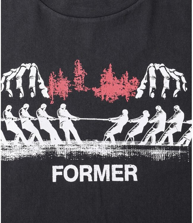 FORMER Engineered T-Shirt Washed Black