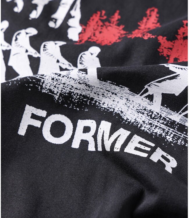 FORMER Engineered T-Shirt Washed Black