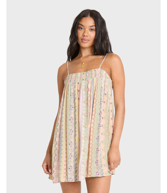 Billabong Dream of me mini dress Green