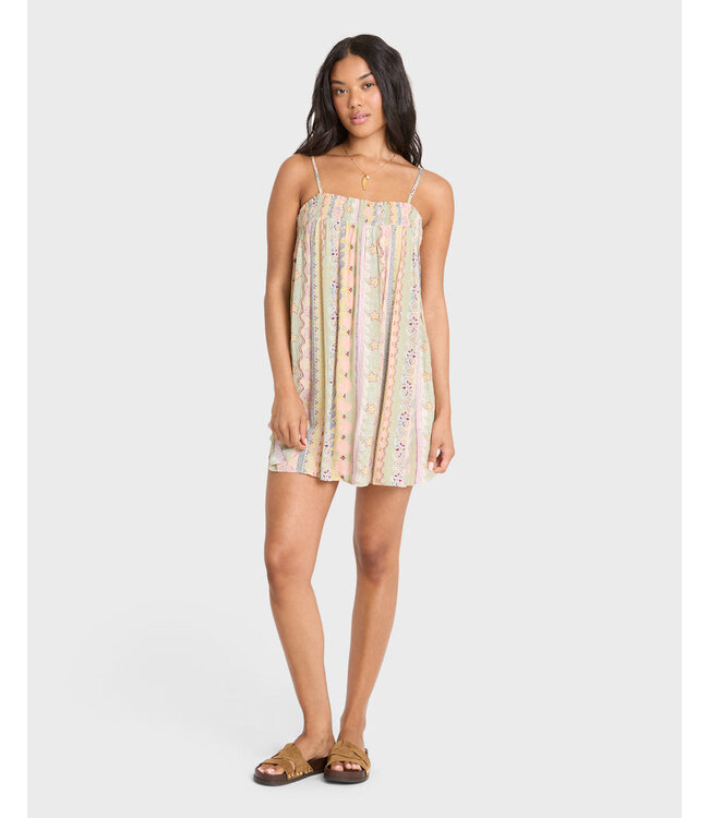Billabong Dream of me mini dress Green