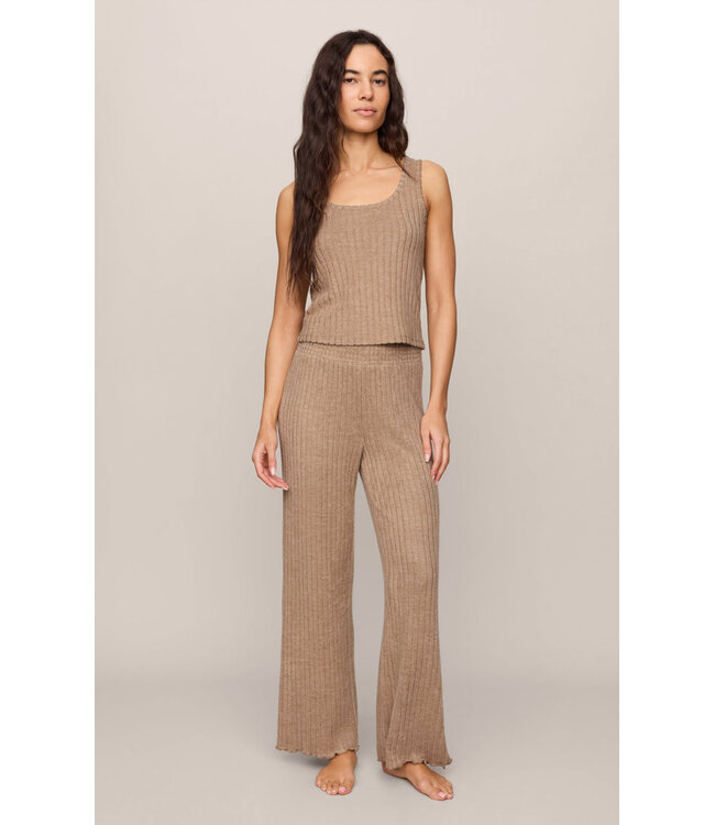 Z SUPPLY Double Scoop Rib Tank Brown