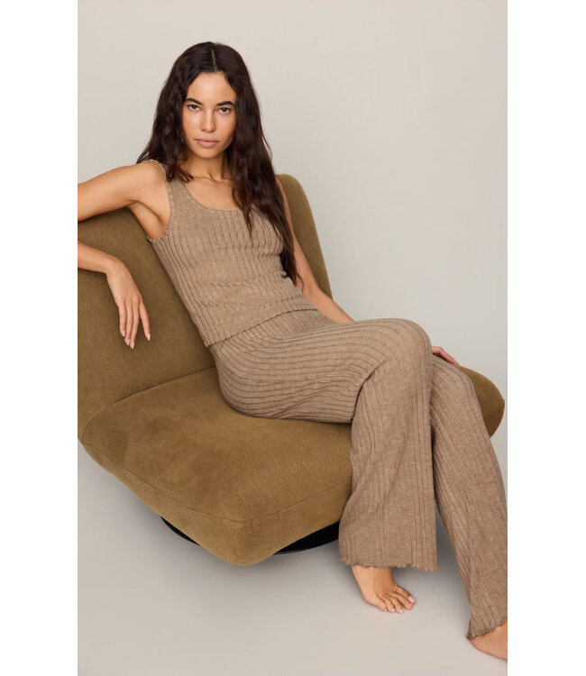 Z SUPPLY Double Scoop Rib Tank Brown