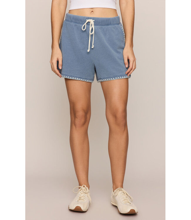 Z SUPPLY Hunter Whipstitch Denim Short Blue