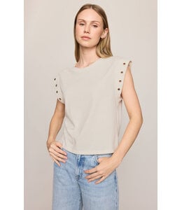 Z SUPPLY Camino Grommet Top White