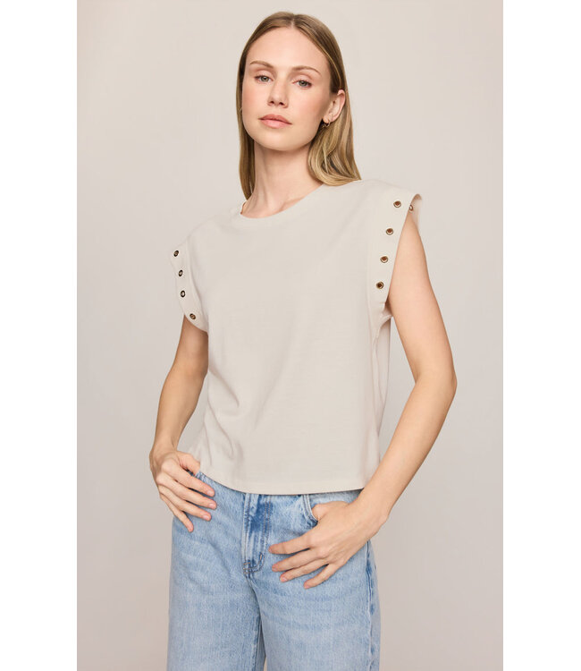 Z SUPPLY Camino Grommet Top White