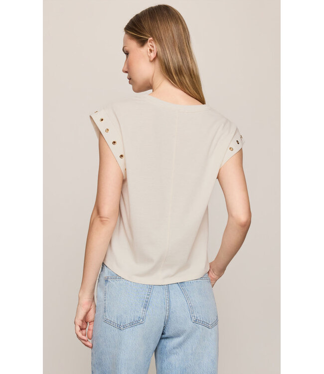 Z SUPPLY Camino Grommet Top White