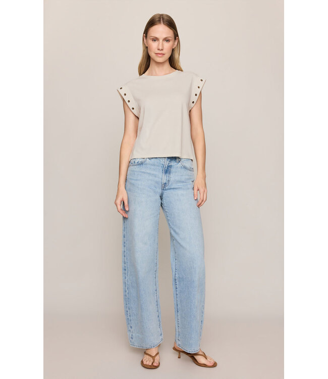 Z SUPPLY Camino Grommet Top White