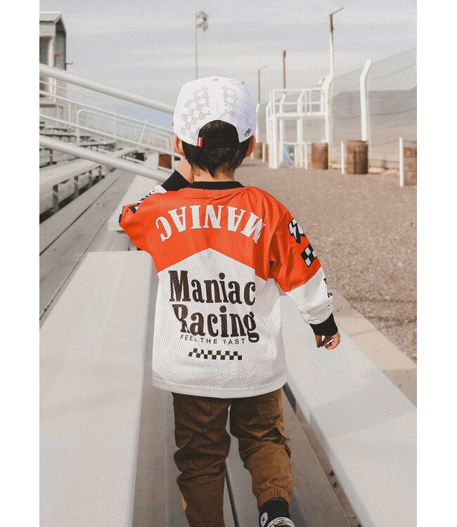LITTLE TROUBLE Maniac Racing Jersey Toddler Red