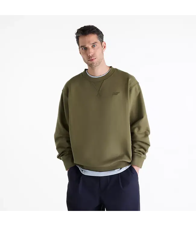 NEW BALANCE Numeric French Terry Crewneck Sweatshirt Green
