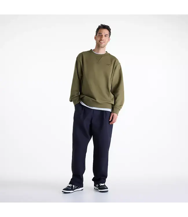 NEW BALANCE Numeric French Terry Crewneck Sweatshirt Green