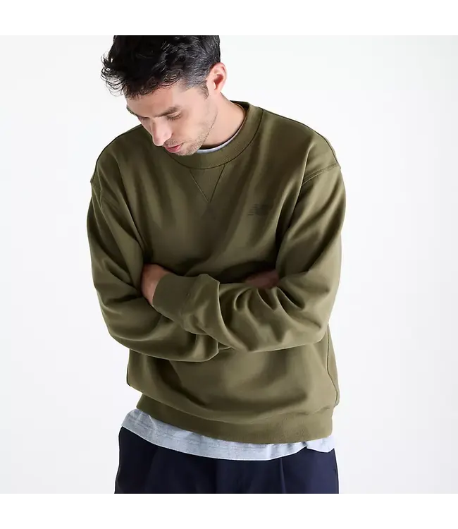 NEW BALANCE Numeric French Terry Crewneck Sweatshirt Green