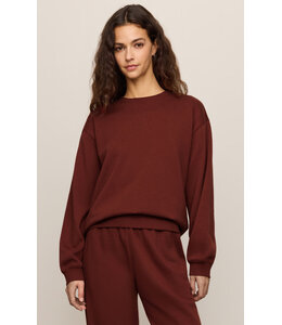 Z SUPPLY Boyfriend Sweatshirt Red