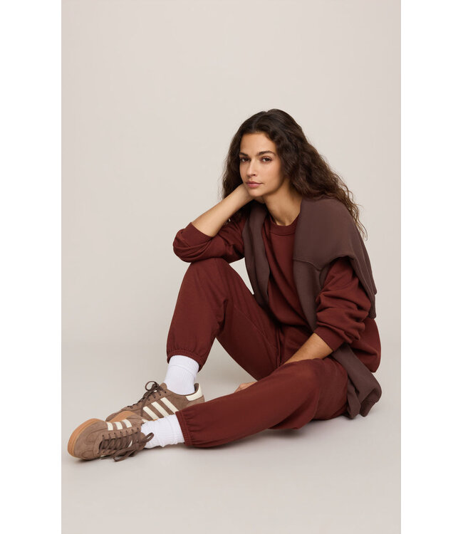 Z SUPPLY Boyfriend Sweatshirt Red