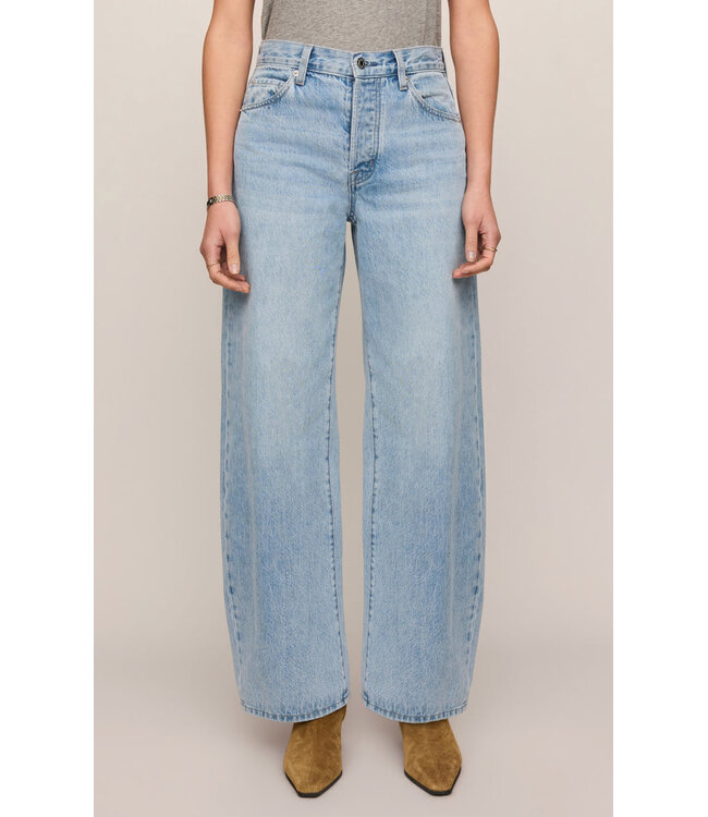 Z SUPPLY The Show Off High Rise Bowed Blue