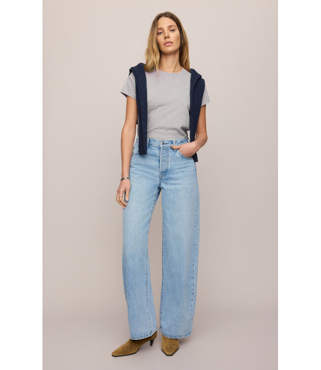 Z SUPPLY The Show Off High Rise Bowed Blue