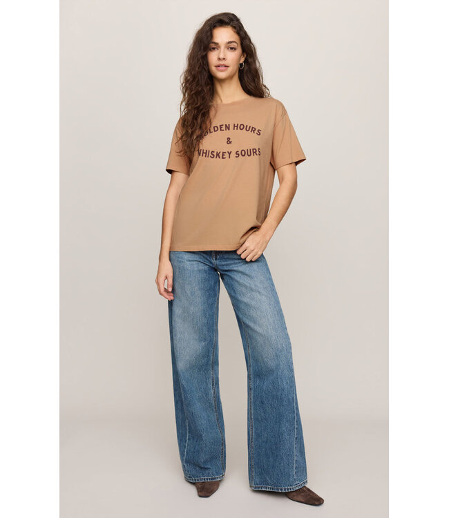 Z SUPPLY Golden Boyfriend Tee Tan