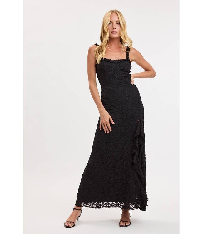 SKY TO MOON The Lala Dress Black