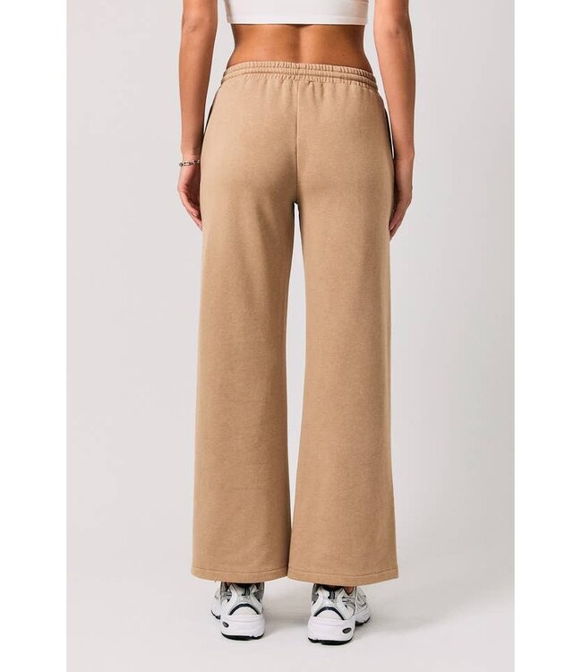 LE LIS Dylan Studded Sweatpant Tan