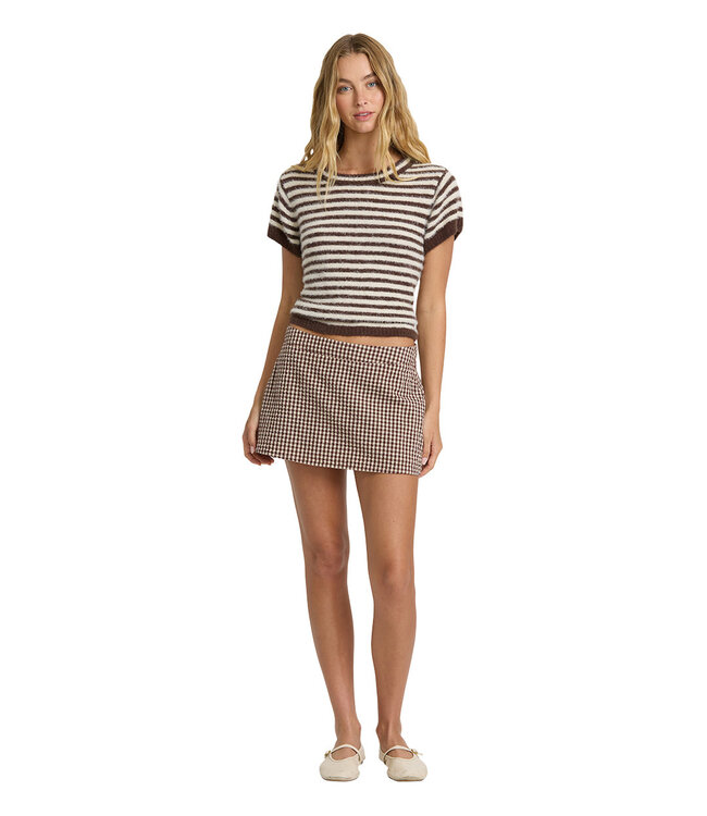 Billabong Kate Crew Sweater Tee Purple