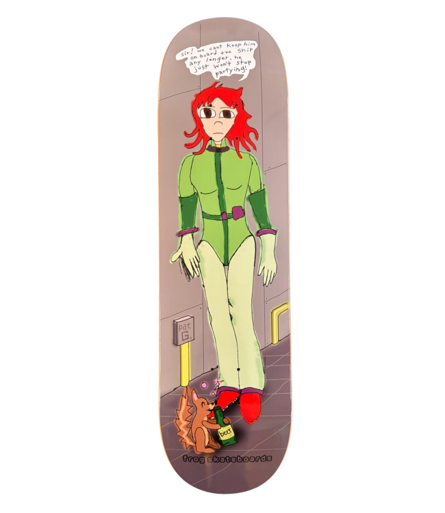 FROG SKATEBOARDS Pat G Party Squirrel Skateboard Deck 8.5"