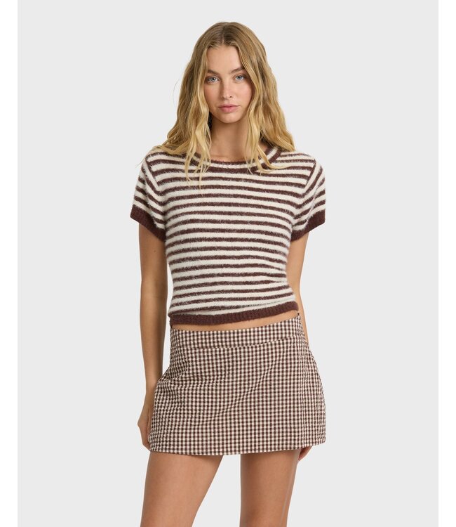 Billabong Dainty Check Skort Purple