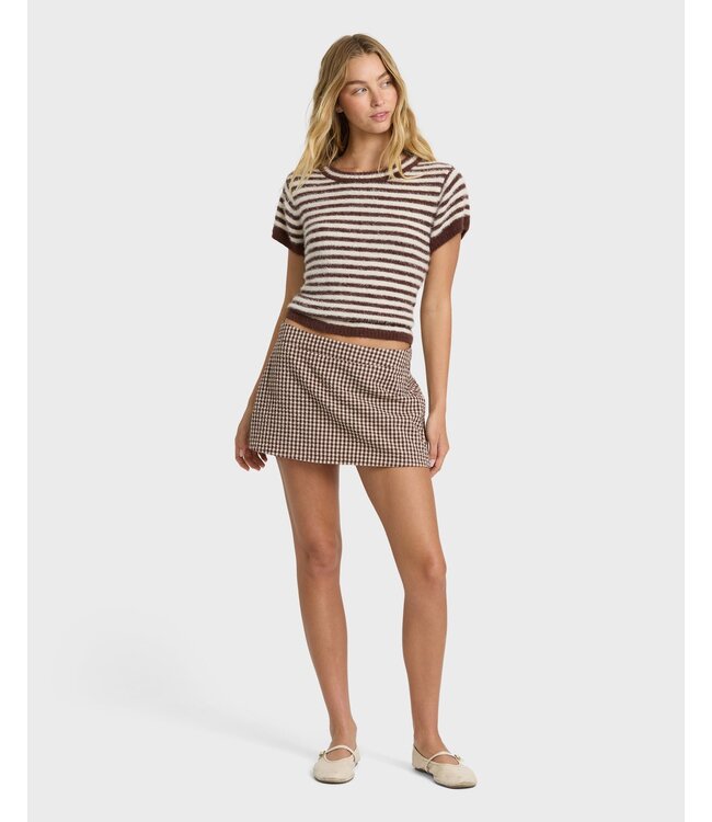 Billabong Dainty Check Skort Purple