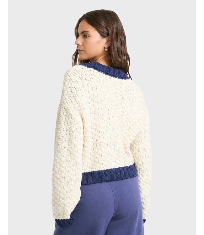 Billabong Moxie Cardigan Sweater Cream