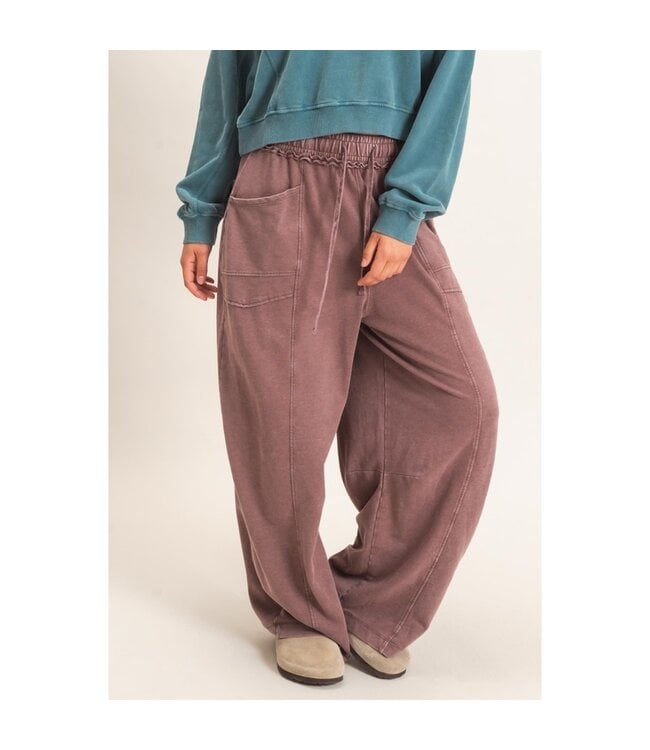HYFVE Lucy Fleece Pant Brown