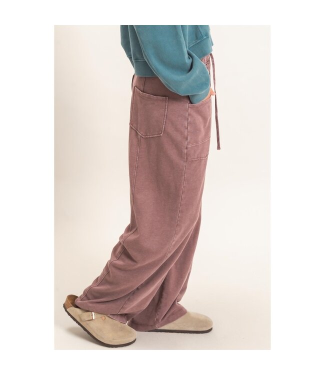 HYFVE Lucy Fleece Pant Brown