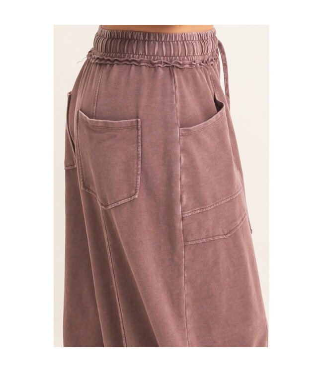 HYFVE Lucy Fleece Pant Brown