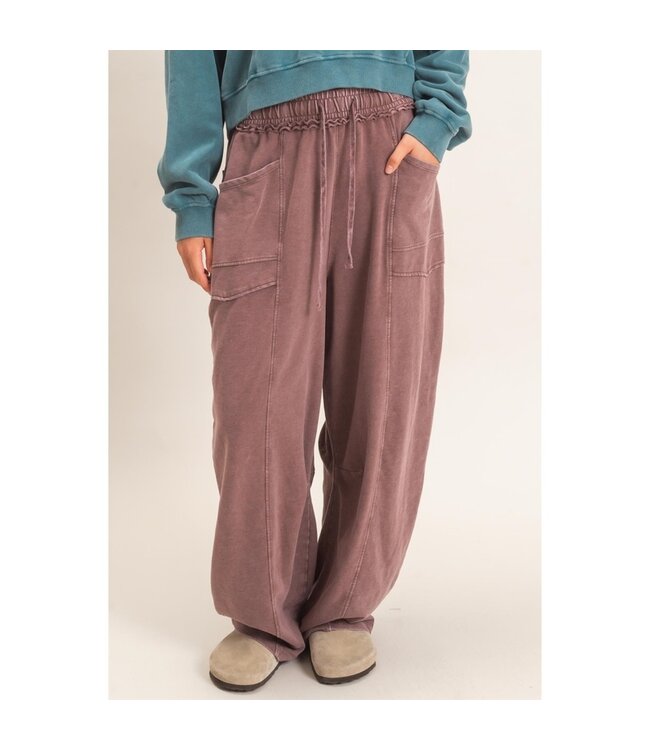 HYFVE Lucy Fleece Pant Brown