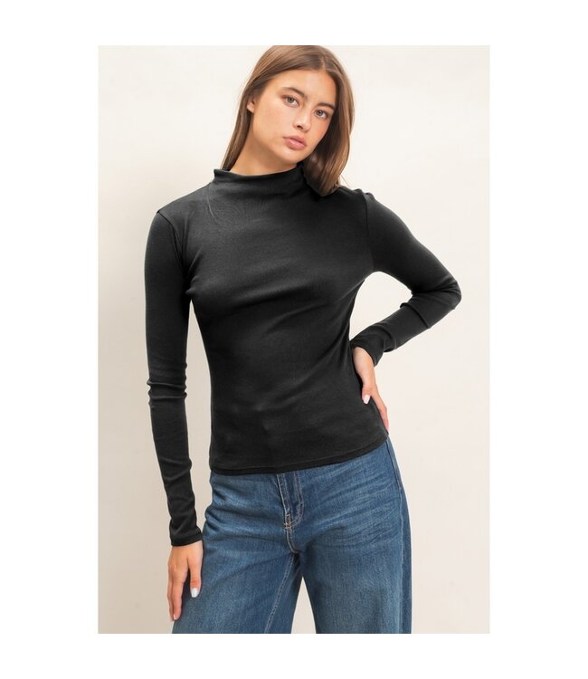 HYFVE Plamer Knit Long Sleeve Black