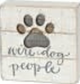 Slat Box Sign - We're Dog People