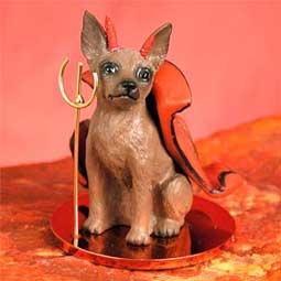 Miniature Pinscher Miniature Dog Ornament Red Miniature Pinscher Miniature Dog Ornament Red