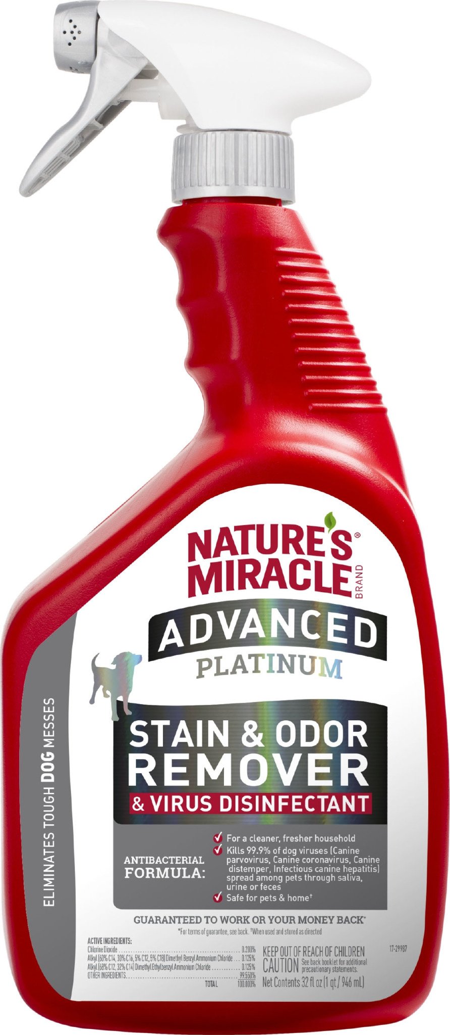 Natures Miracle Advanced Stain Odor Virus Disinfectant Spray Dog Captivating Canines