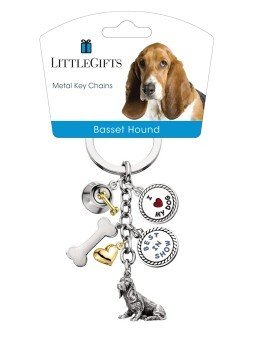 Little Gifts Key Chain Basset Hound