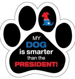 Paw Sticker-My Dog Is Smarter Than The President