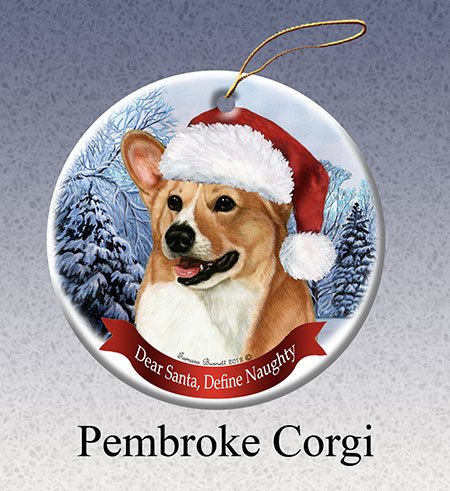 Pet Gifts Round Ornament Welsh Corgi