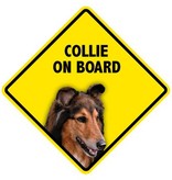 Pet On Board Sign Collie