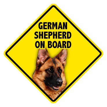 Pet On Board Sign German Shepherd