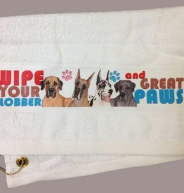 Great Dane Paw/Slobber Towel