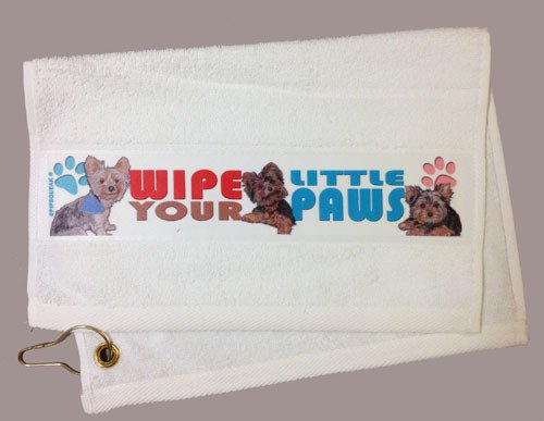 Yorkshire Terrier Paw/Slobber Towel