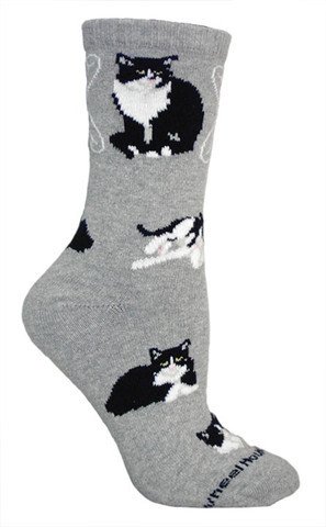 Cat - Tuxedo Socks