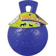 Jolly Blue 6" Tug-N-Toss Ball
