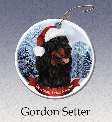 Pet Gifts Round Ornament Gordon Setter