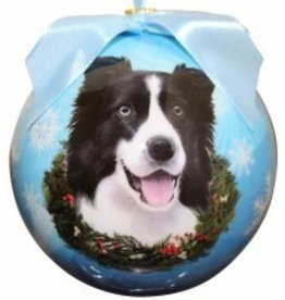 Ball Ornament - Border Collie