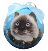 Ball Ornament - Himalayan Cat
