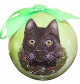 Ball Ornament - Black Cat