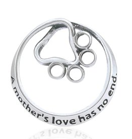 Sterling Silver A Mother's Love Has No End Pendant